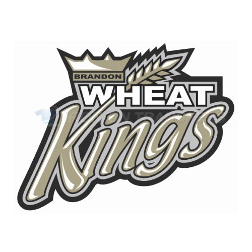Brandon Wheat Kings Iron-on Stickers (Heat Transfers)NO.7487